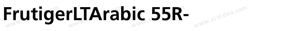 FrutigerLTArabic 55R字体转换